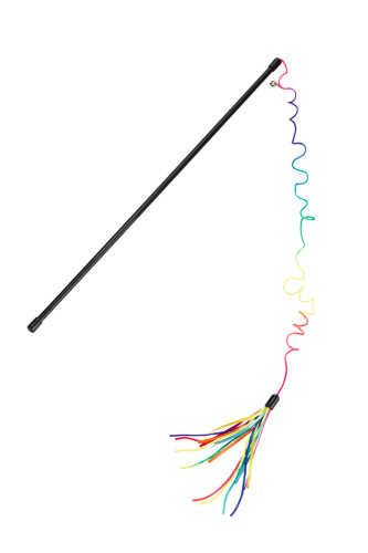 Beeztees Kedi Oltası, Zilli, Kurdelalar Uc, Uzun Dayanıklı ip-110cm, Çeşitli Renklerde, 50cm - 3