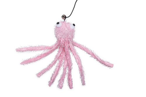 Beeztees Kedi Oltası, Zilli, Peluş Ahtapot, - 4