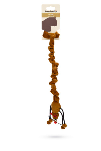 Beeztees Kedi Oyuncağı, Elastik Kuyruklu Fare, Asılabilir, Çeşitli Renklerde, 52cm - 4