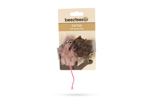 Beeztees Kedi Oyuncağı, Fare, Peluş, 14,5x5x1,5cm - 2