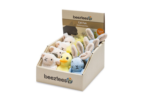 Beeztees Kedi Oyuncağı, Hacıyatmaz, Peluş, Çeşitli Renklerde, 7x7x10cm - 6