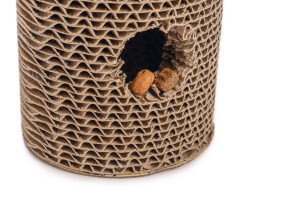 Beeztees Kedi Oyuncağı, Karton Silindir ve Püskül, 23x10x10cm - 4