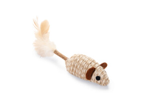 Beeztees Kedi Oyuncağı, Kediotlu Fare ve Tüylü Matatabi Çubuğu, 12cm - Beeztees