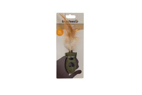 Beeztees Kedi Oyuncağı, Kediotu Balık, Tüylü, 12x3,5cm - 2