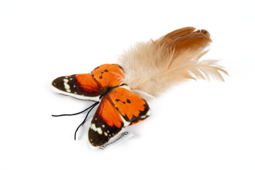 Beeztees Kedi Oyuncağı, Kelebek, Tüylü, 8x16x2cm - 1