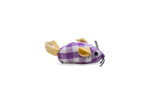 Beeztees Kedi Oyuncağı, Kumaş Fare, Çeşitli Renklerde, 13x3,5x3cm - 3