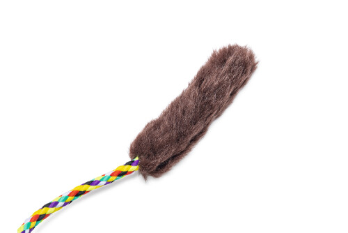 Beeztees Kedi Oyuncağı, Kuyruklu Top, 2 Adet, Çeşitli Renklerde, 18x4,5x4,5cm - 5