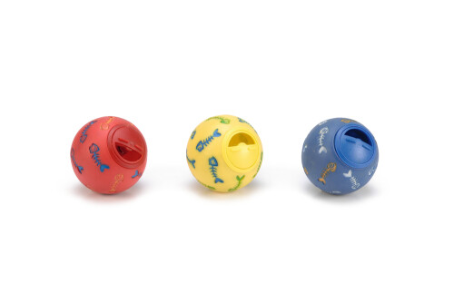 Beeztees Kedi Oyuncağı, Oyun ve Ödül Topu, Çeşitli Renklerde, 8cm - 1