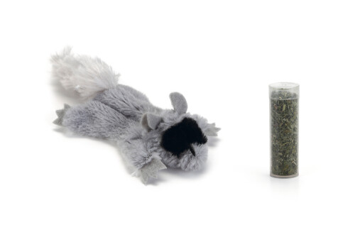 Beeztees Kedi Oyuncağı, Sincap, Kediotlu, Peluş, 14cm - 1