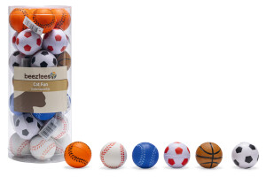 Beeztees Kedi Oyuncağı, Sünger Oyun Topu, Çeşitli Renklerde, 4,5cm - 8
