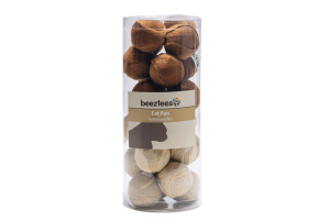 Beeztees Kedi Oyuncağı, Top, Peluş, Çeşitli Renklerde, 4cm - 5