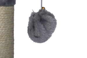 Beeztees Kedi Tırmalama, Gri, 35x35x82cm - 9