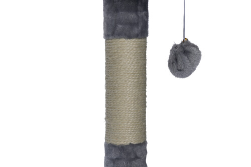 Beeztees Kedi Tırmalama, Gri, 35x35x82cm - 10
