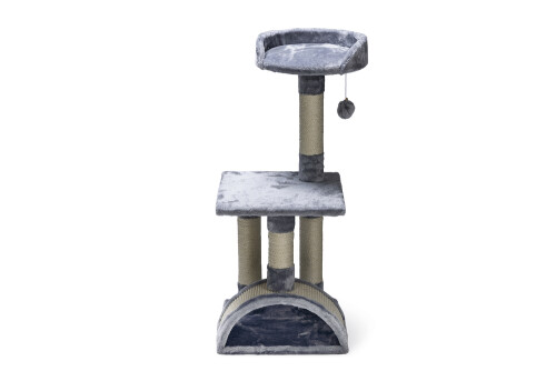 Beeztees Kedi Tırmalama, Gri, 35x35x82cm - 8