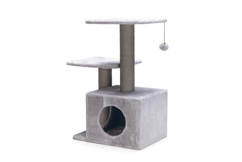 Beeztees Kedi Tırmalama, Gri, 45x34x70cm - 7