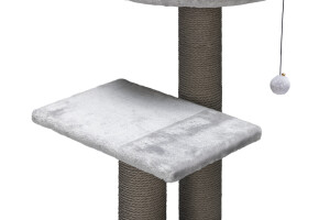Beeztees Kedi Tırmalama, Gri, 50x50x92cm - 9