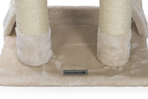 Beeztees Kedi Tırmalama, Krem, 35x35x82cm - 10