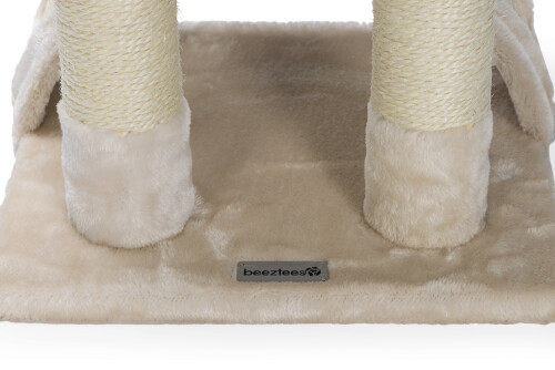 Beeztees Kedi Tırmalama, Krem, 35x35x82cm - 10