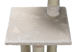 Beeztees Kedi Tırmalama, Krem, 35x35x82cm - 11