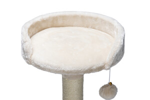 Beeztees Kedi Tırmalama, Krem, 35x35x82cm - 12