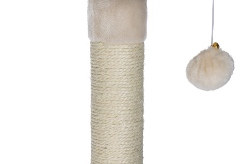 Beeztees Kedi Tırmalama, Krem, 35x35x82cm - 6