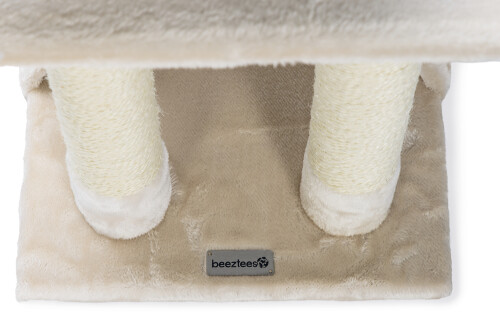 Beeztees Kedi Tırmalama, Krem, 35x35x82cm - 15