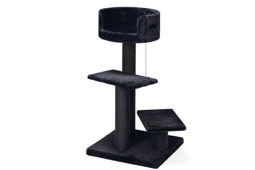 Beeztees Kedi Tırmalama, Siyah, 50x50x92cm - 7