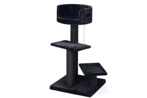 Beeztees Kedi Tırmalama, Siyah, 50x50x92cm - 7
