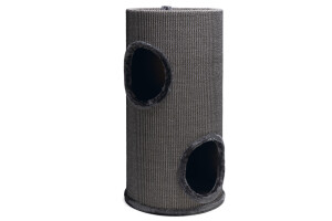 Beeztees Kedi Tırmalama ve Oyun Evi, Gri, 37x70cm - 9