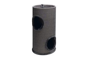 Beeztees Kedi Tırmalama ve Oyun Evi, Gri, 37x70cm - Beeztees