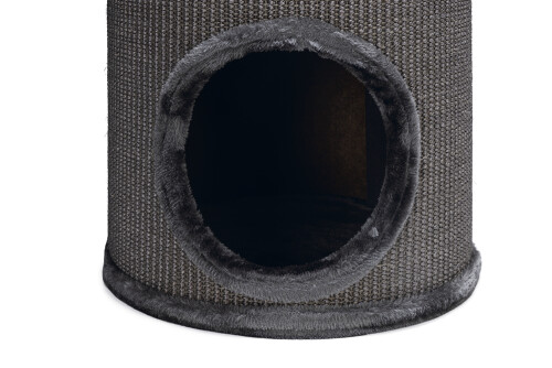 Beeztees Kedi Tırmalama ve Oyun Evi, Gri, 37x70cm - 3