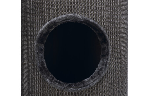 Beeztees Kedi Tırmalama ve Oyun Evi, Gri, 37x70cm - 7