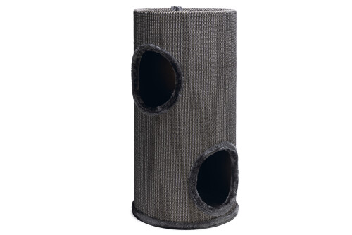 Beeztees Kedi Tırmalama ve Oyun Evi, Gri, 37x70cm - 9