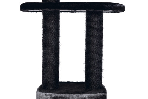 Beeztees Kedi Tırmalama ve Oyun Evi, Siyah/Gri, 50x50x120cm - 6