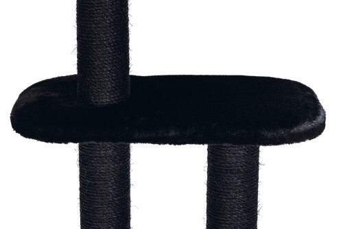 Beeztees Kedi Tırmalama ve Oyun Evi, Siyah/Gri, 50x50x120cm - 9