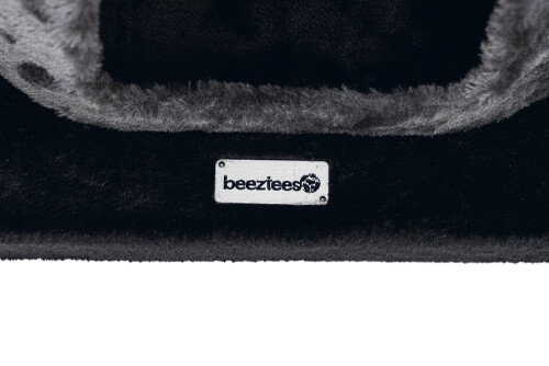 Beeztees Kedi Tırmalama ve Oyun Evi, Siyah/Gri, 50x50x120cm - 8