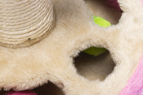 Beeztees Kedi Tırmalama ve Oyuncağı, Pembe, 27x27x40cm - 8