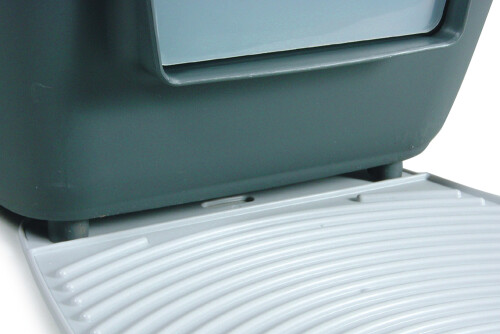 Beeztees Kedi Tuvaleti Paspası, Sert Plastik, Gri, 38x35cm - 2