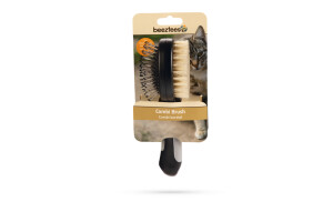 Beeztees Kısa ve Uzun Tüylü Kedi Çift Fırçası ve Tarağı, Çift Taraflı, Siyah Gri, 21cm - 3