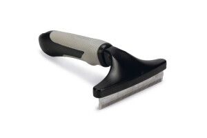 Beeztees Kısa ve Uzun Tüylü Köpek Alt Kürk Tarağı, Siyah Gri, L, 16cm, 16x11x5cm - Beeztees