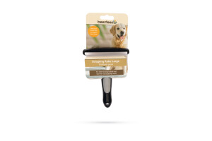 Beeztees Kısa ve Uzun Tüylü Köpek Alt Kürk Tarağı, Siyah Gri, L, 16cm, 16x11x5cm - 4