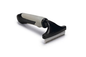 Beeztees Kısa ve Uzun Tüylü Köpek Alt Kürk Tarağı, Siyah Gri, M, 15,5cm, 15,5x8,5x5cm - Beeztees