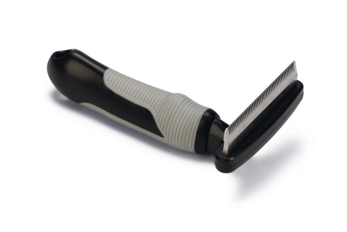 Beeztees Kısa ve Uzun Tüylü Köpek Alt Kürk Tarağı, Siyah Gri, M, 15,5cm, 15,5x8,5x5cm - 3