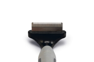 Beeztees Kısa ve Uzun Tüylü Köpek Alt Kürk Tarağı, Siyah Gri, S, 15cm, 15x6x6cm - 2