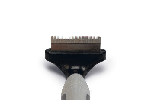 Beeztees Kısa ve Uzun Tüylü Köpek Alt Kürk Tarağı, Siyah Gri, S, 15cm, 15x6x6cm - 2