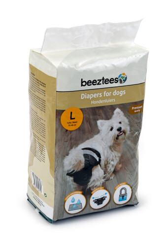 Beeztees Köpek Alt Bezi, Mükemmel Uyum, Kullan-At, Siyah, 10 Adet, L - 9