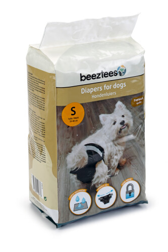 Beeztees Köpek Alt Bezi, Mükemmel Uyum, Kullan-At, Siyah, 20 Adet, S - 16