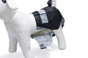 Beeztees Köpek Alt Bezi, Mükemmel Uyum, Kullan-At, Siyah, 22 Adet, XS - 6