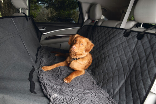 Beeztees Köpek Arka Koltuk Yatağı ve Örtüsü, Yıkanabilir, Gri, 136x148cm - 2