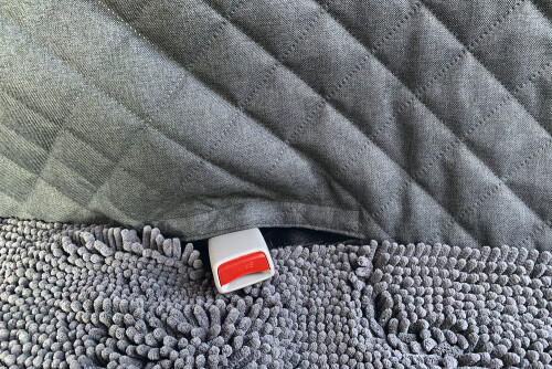 Beeztees Köpek Arka Koltuk Yatağı ve Örtüsü, Yıkanabilir, Gri, 136x148cm - 5